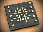 Handmade wooden tic tac toe game with spent bullet casings. Perfect as a gift or home decor. Shop local small business Slidell, Pearl River, Mandeville